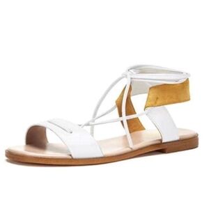 Diane Von Furstenberg Ankle Wrap Sandals (Sz 6.5)